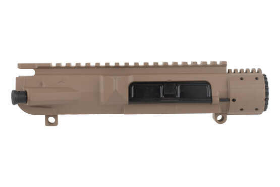 Aero Precision FDE M5E1 upper receiver assembly includes forward assist and ejection port cover